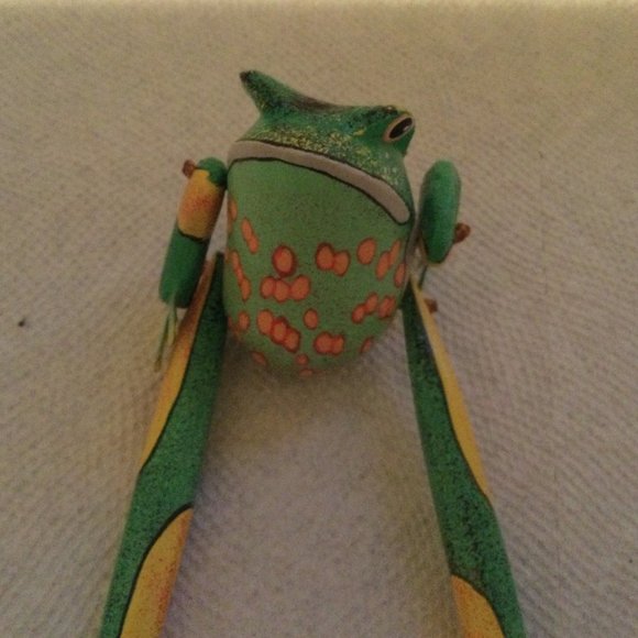 Frog ornament home decor Christmas tree ornament decor rare - Picture 8 of 8